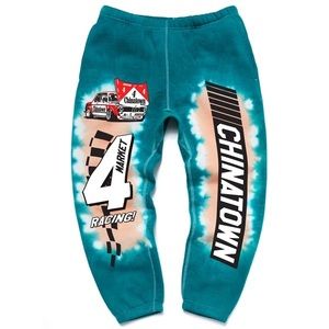 CHINATOWN MARKET RACING TIE DYE SWEATPANTS